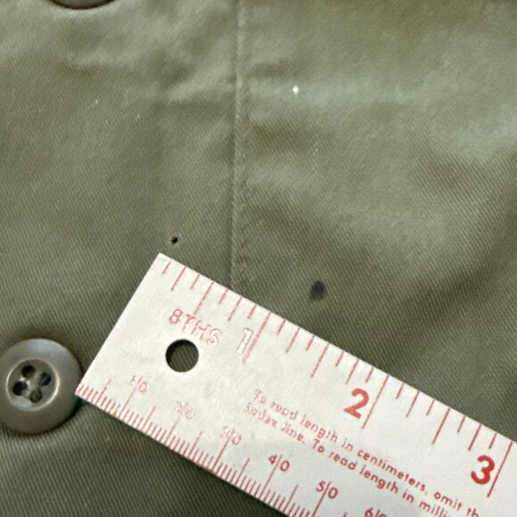 Vietnam Era OG Utility Shirt Army/Air Force Trooper Inc | 14.5x33 | Capt Patches - Picture 4 of 11